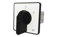 SEZ Nockenschalter 3P 63A L-0-P 500V mit Griff S63 JD 9151 C6